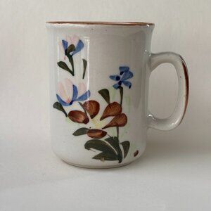 Vintage Handpainted Floral Mug